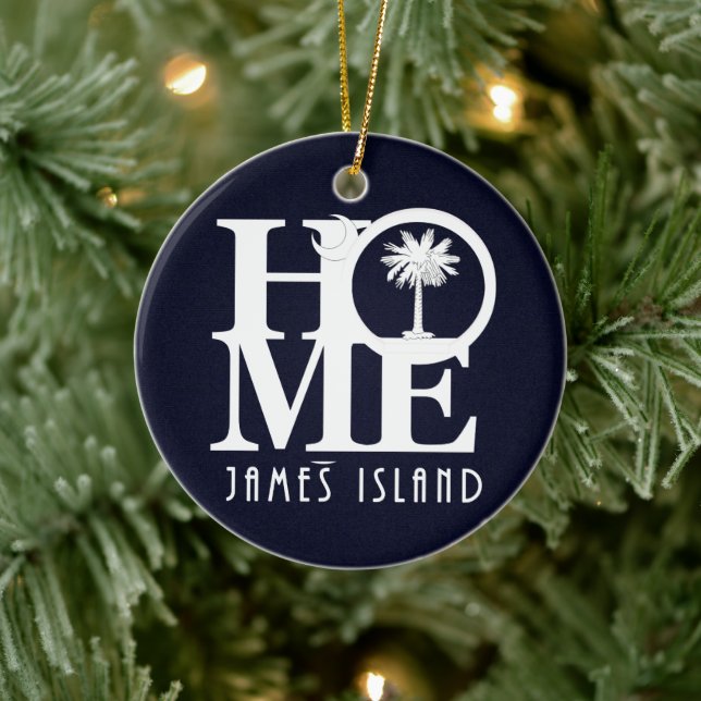 HOME James Island Ceramic Ornament (Tree)