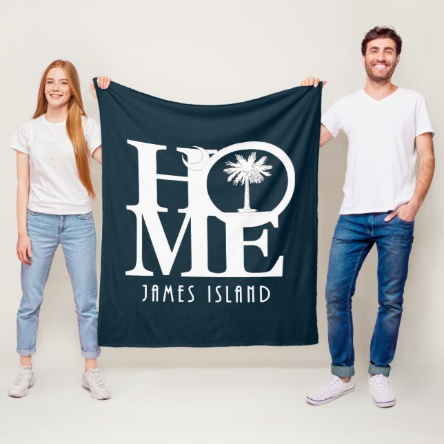 HOME James Island Fleece Blanket (In Situ)