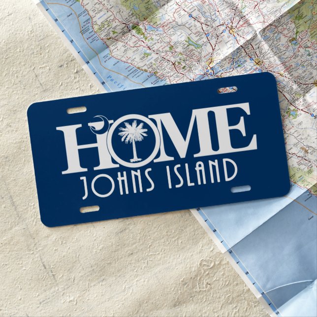HOME Johns Island License Plate (In Situ)
