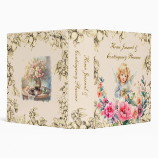 Home Journal and Contingency Planner  3 Ring Binder