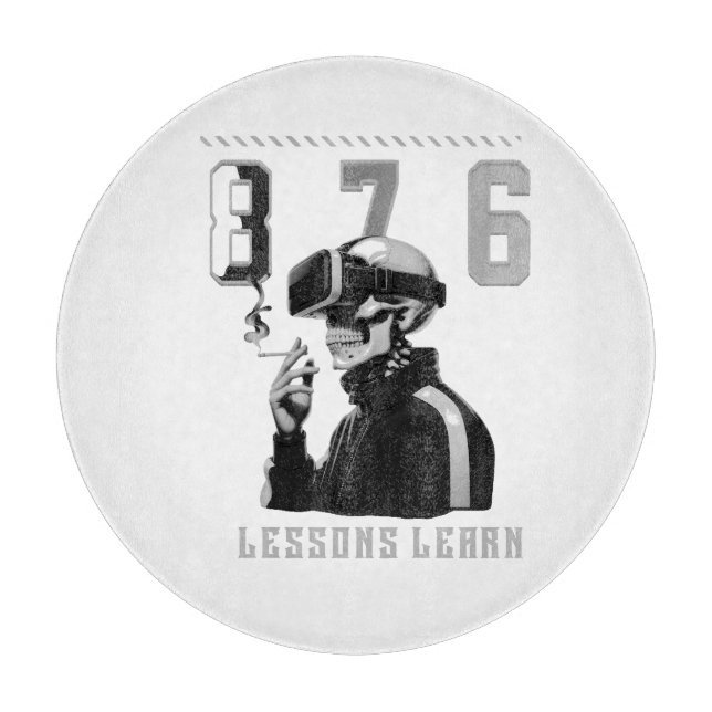 Home/Kitchen 876 LESSONS LEARN Cutting Board (Front)