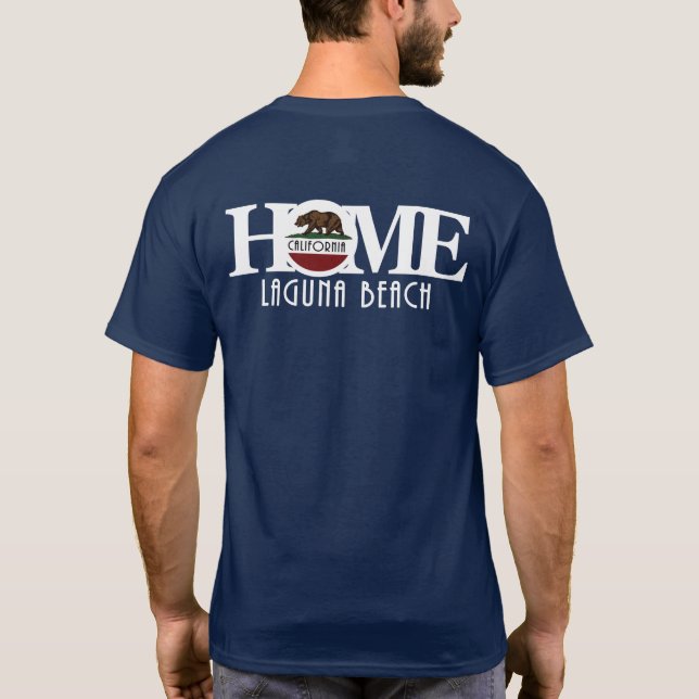 HOME Laguna Beach (white text) T-Shirt (Back)