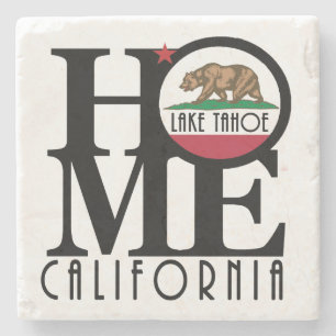 HOME Lake Tahoe California Stone Coaster