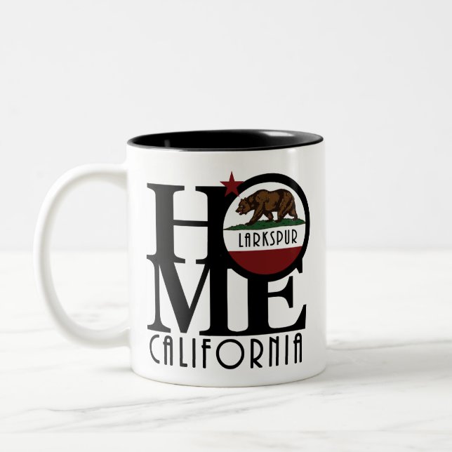 HOME Larkspur California 11oz Ceramic Two-Tone Coffee Mug (Left)