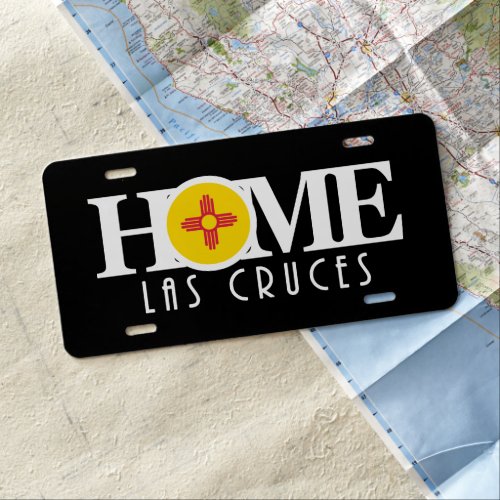 HOME Las Cuces License Plate