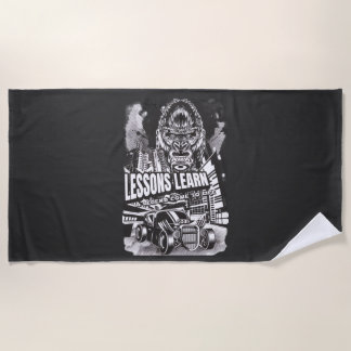Home Legendary Gorilla Lessons Learn Beach Towel