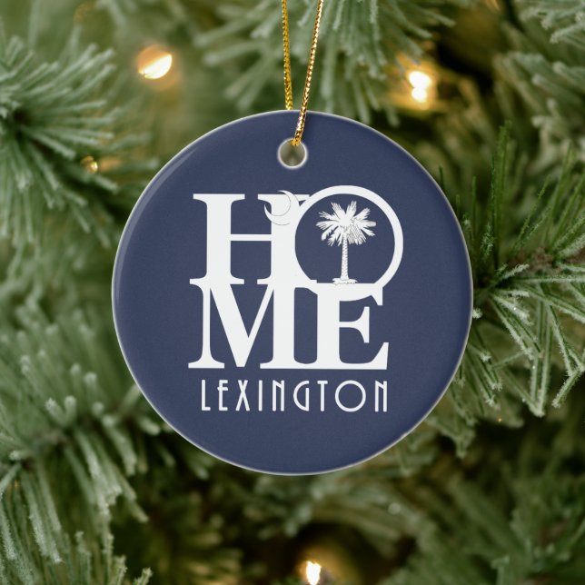 HOME Lexington South Carolina Ceramic Ornament (Tree)