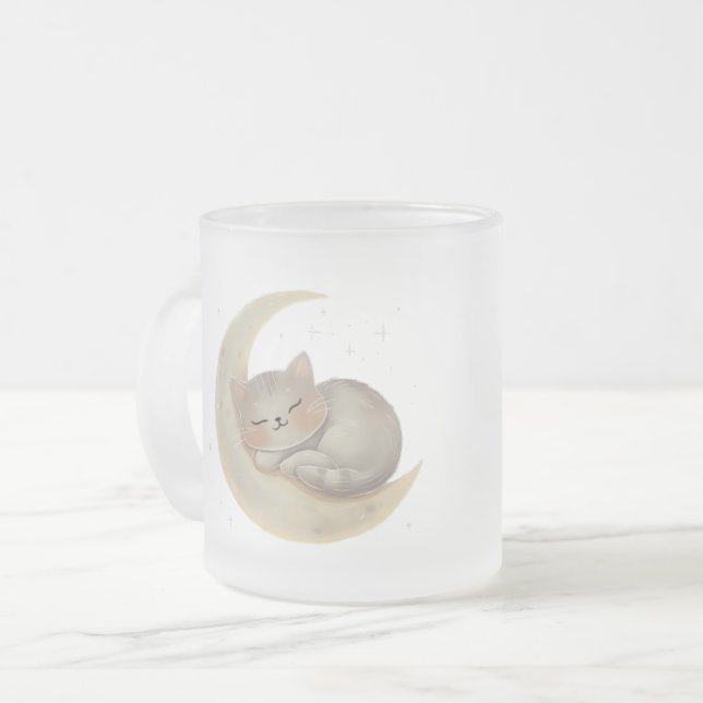    Home & Living > Kitchen & Dining > Drinkware >  Frosted Glass Coffee Mug (Front Left)
