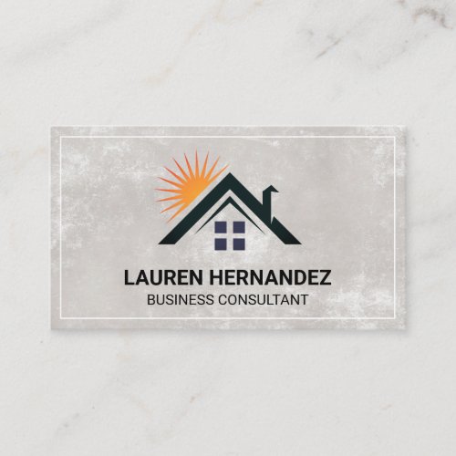 Home Logo and Sunshine Business Card