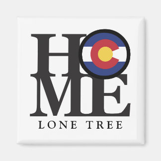 HOME Lone Tree Colorado 4x4" Magnet