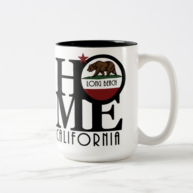 HOME Long Beach CA 15oz Two-Tone Coffee Mug (Right)