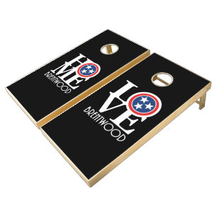 HOME/LOVE Brentwood Tennessee Cornhole Set