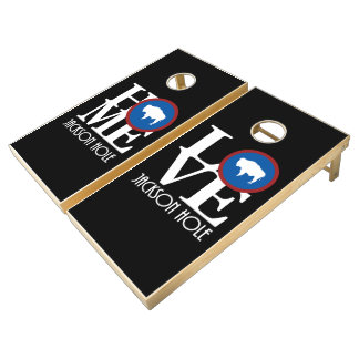 HOME / LOVE Jackson Hole Wyoming Cornhole Set