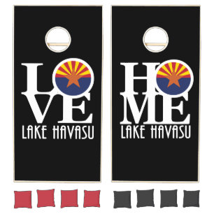 HOME/LOVE Lake Havasu Arizona Cornhole Set