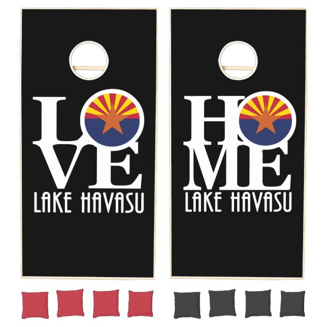 HOME/LOVE Lake Havasu Arizona Cornhole Set (Set)