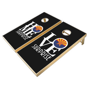 HOME/LOVE Surprise Arizona Cornhole Set