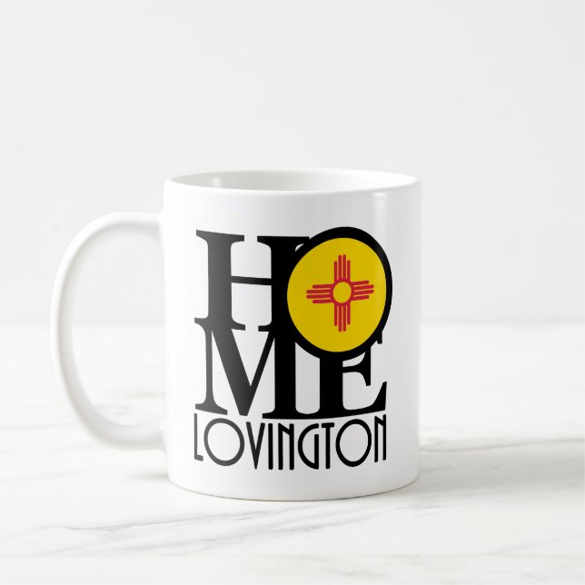 HOME Lovington New Mexico 11oz Coffee Mug (Left)
