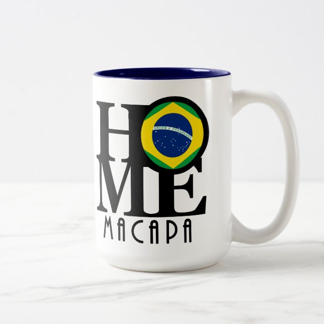 HOME Macapa 15oz Two-Tone Coffee Mug (Right)