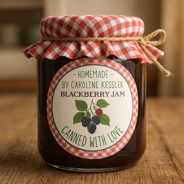 Home Made Blackberry Jam Canning Label Roll (Creator Uploaded)