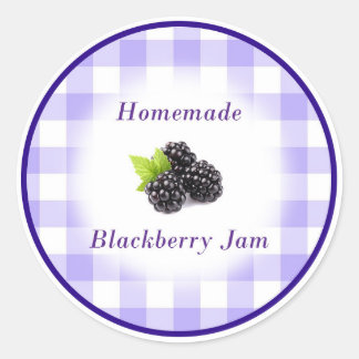 Home made Blackberry jam label