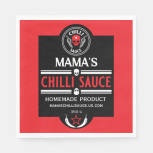 Home Made Chilli Sauce Napkins