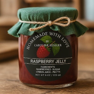 Home Made Raspberry Jelly Canning Label Roll