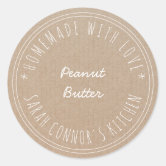 peanut butter label template