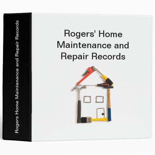 Home Maintenance and Repair Binder
