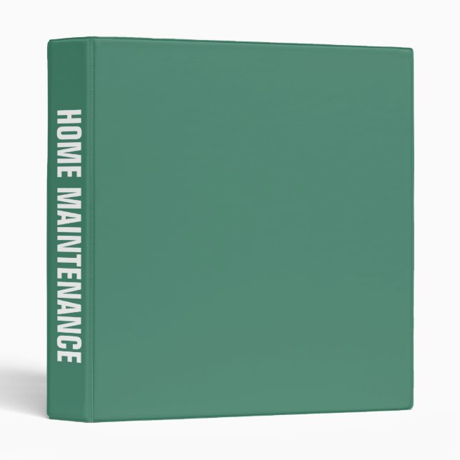 Home Maintenance Big Bold Name binder (Front/Spine)