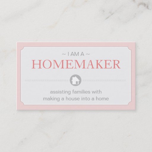 Customizable Home Maker Business Cards