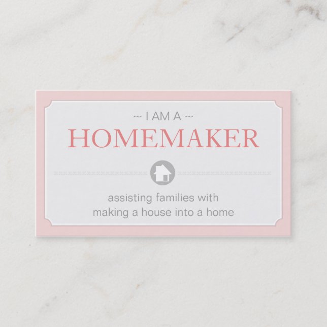 Home Maker Business Cards (Front)