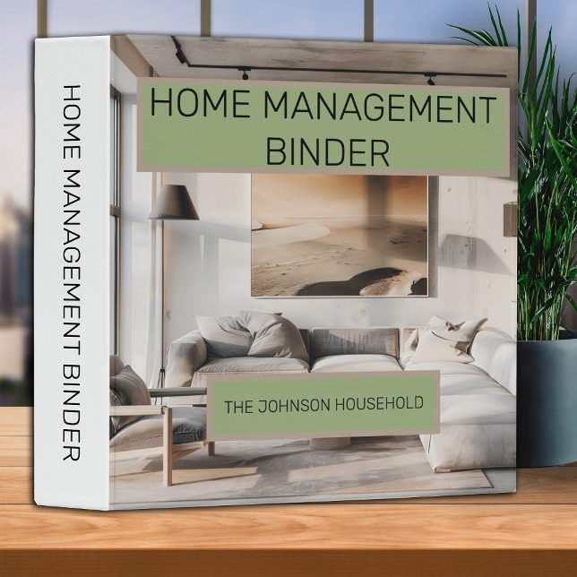 Home Management 3 Ring Binder (Creator Uploaded)