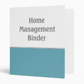 Home Management Binder (Front/Inside)