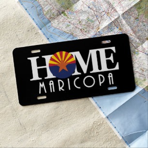 HOME Maricopa Arizona License Plate