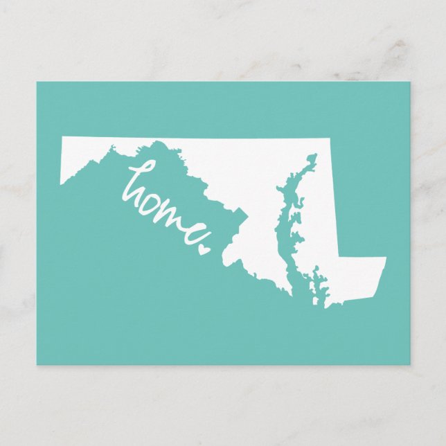Home Maryland Custom Color Postcard (Front)