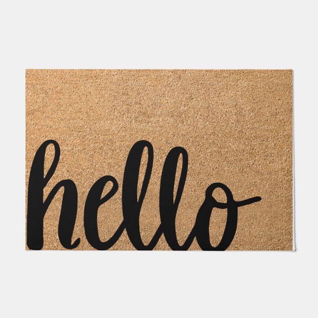 Home Mats Unique Welcome Mats Home Decor - Brown (Front)