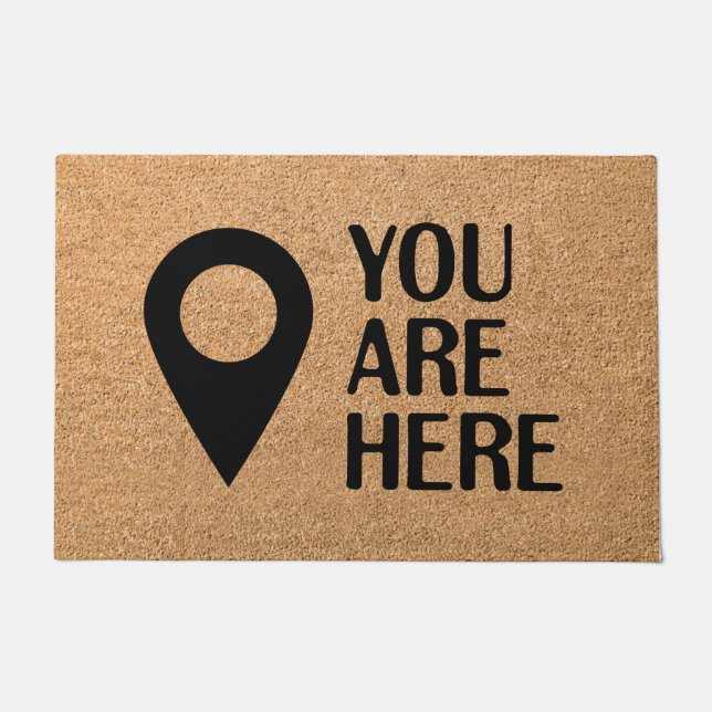 Home Mats Unique Welcome Mats Home Decor - Brown (Front)