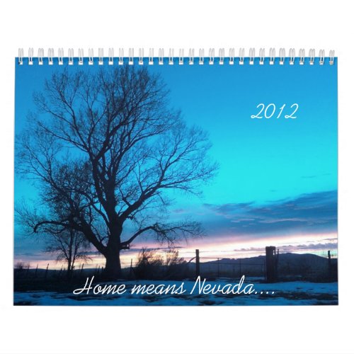 Home means Nevada Calendar