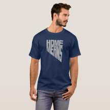 Home Means Nevada Words Tshirt