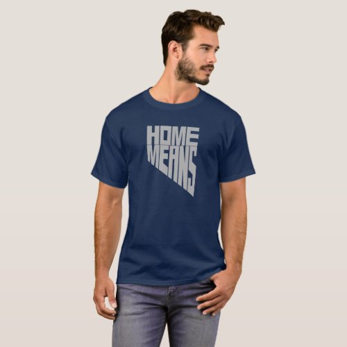 Home Means Nevada Words Tshirt