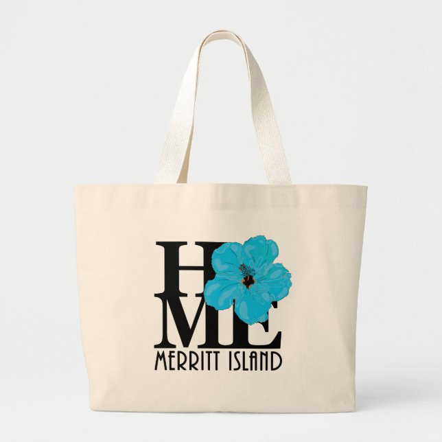 HOME Merritt Island Large Tote Bag (Front)