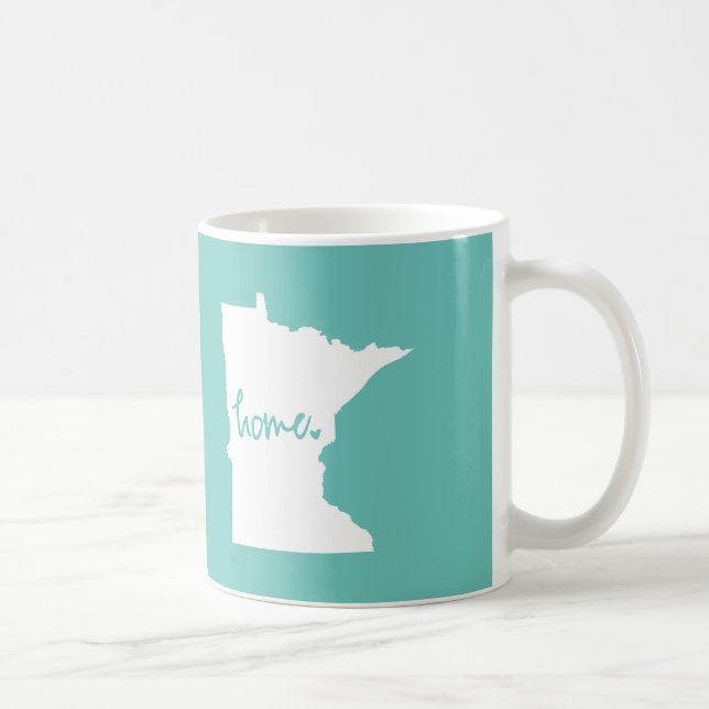 Home Minnesota Custom Color Coffee Mug (Right)