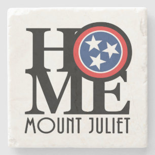HOME Mount Juliet Tennessee Stone Coaster