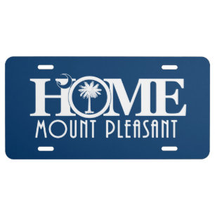 HOME Mount Pleasant License Plate