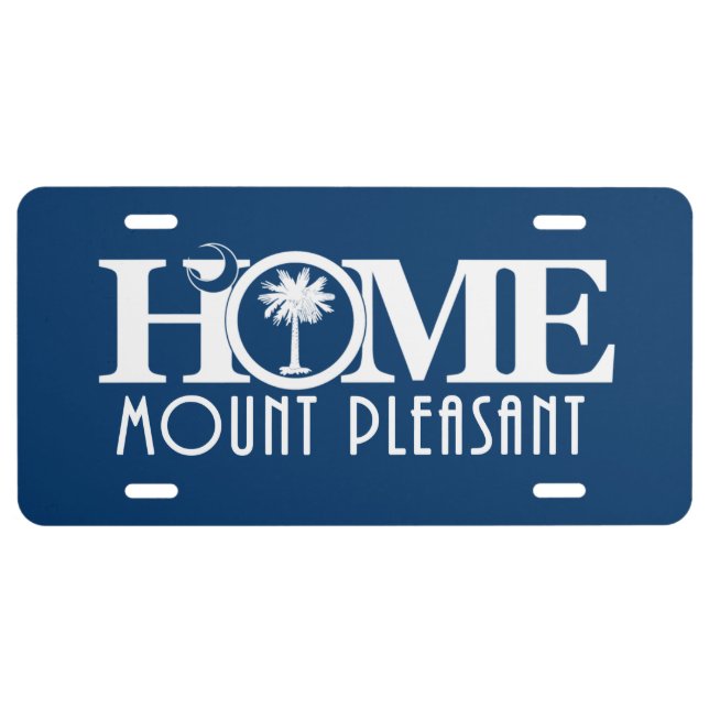 HOME Mount Pleasant License Plate (Front)