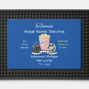 Home Movie Theater Popcorn Film Bar Mat
