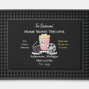 Home Movie Theater Popcorn Film Bar Mat