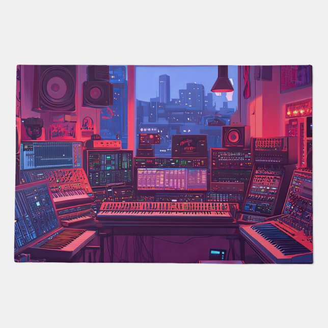 Home Music Studio Doormat (Front)