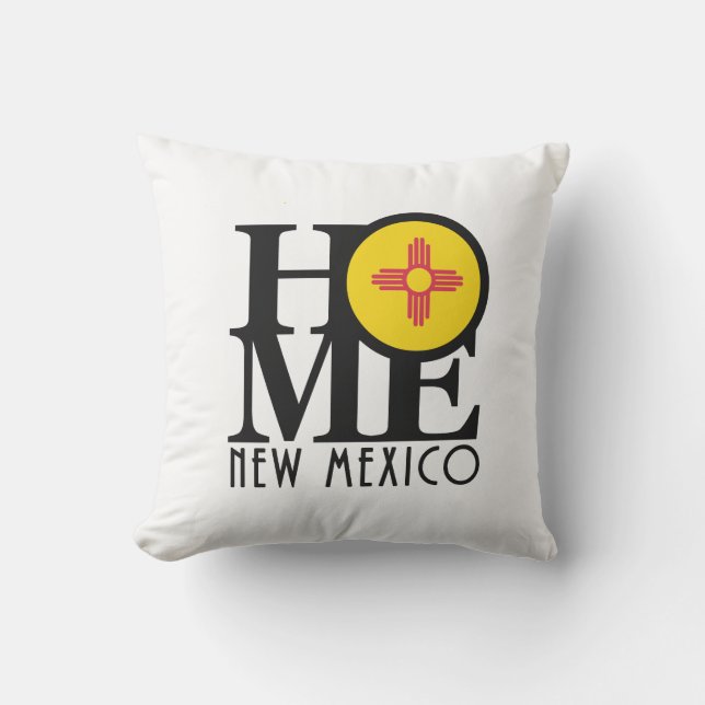 HOME New Mexico  Outdoor Pillow (Front)