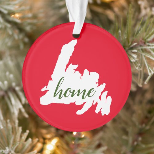 Home Newfoundland Christmas Ornament